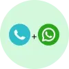 Call + WhatsApp