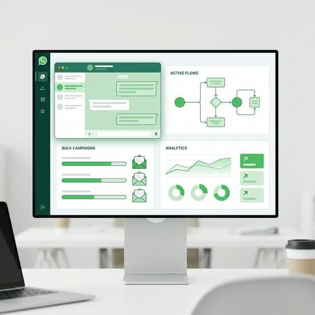 WhatsApp Business Marketing Platform - Bulk messaging dashboard